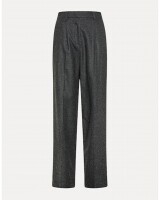 forte forte wool cloth high waist pants antraciet