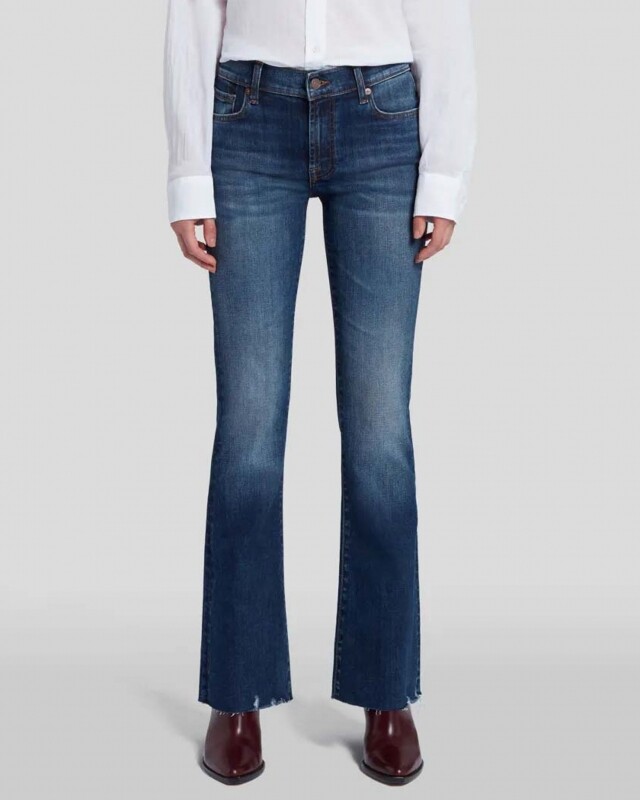 7 for all mankind bootcut tailorless retro jeans