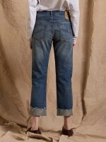 denimist cuffed lindsay slim bf jean blauw