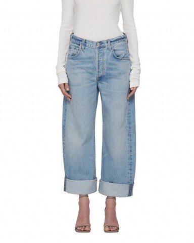 citizens of humanity ayla baggy cuffed crop