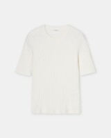 closed  t shirt rib ecru