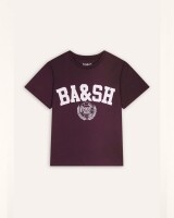 ba&sh ioni tshirt bordeaux