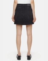 closed  short denim skirt donker grijs