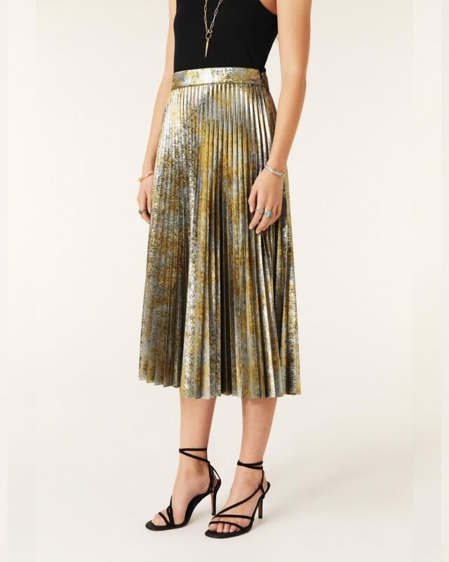 ba&sh falone skirt goud