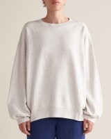 Bellerose fritz sweater grijs melange