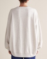 Bellerose fritz sweater grijs melange