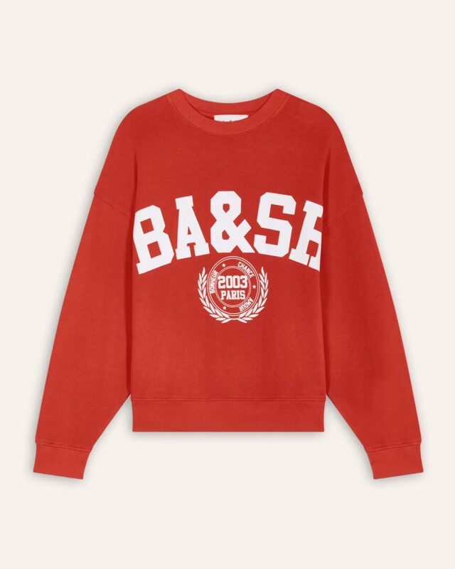 ba&sh benjamin sweater rood