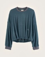 Bellerose flamo sweater donker grijs