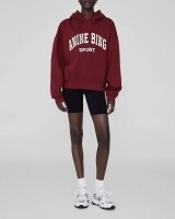 anine bing alec hoodie sport bordeaux