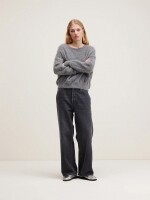 Bellerose datus knit middengrijs