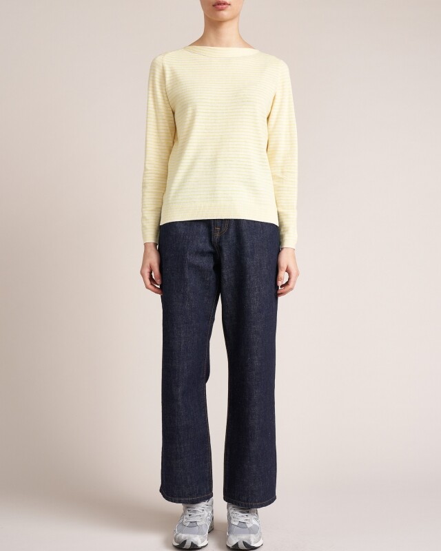 Bellerose gop striped knit geel