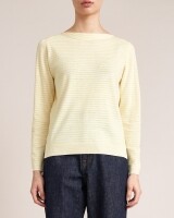 Bellerose gop striped knit geel