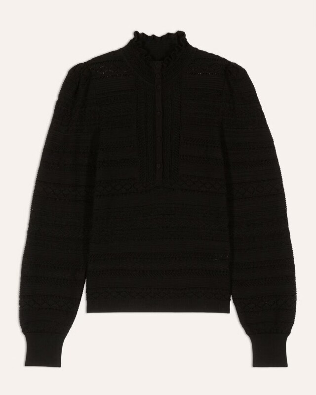 ba&sh jumper vinnie zwart