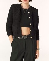 ba&sh gaspard cardigan zwart