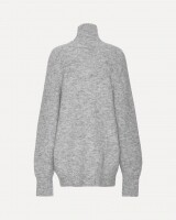 rotate turtleneck sweater licht grijs