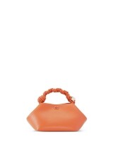 ganni bou bag small spicy orange oranje