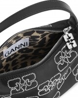 ganni butterfly small pouch zwart